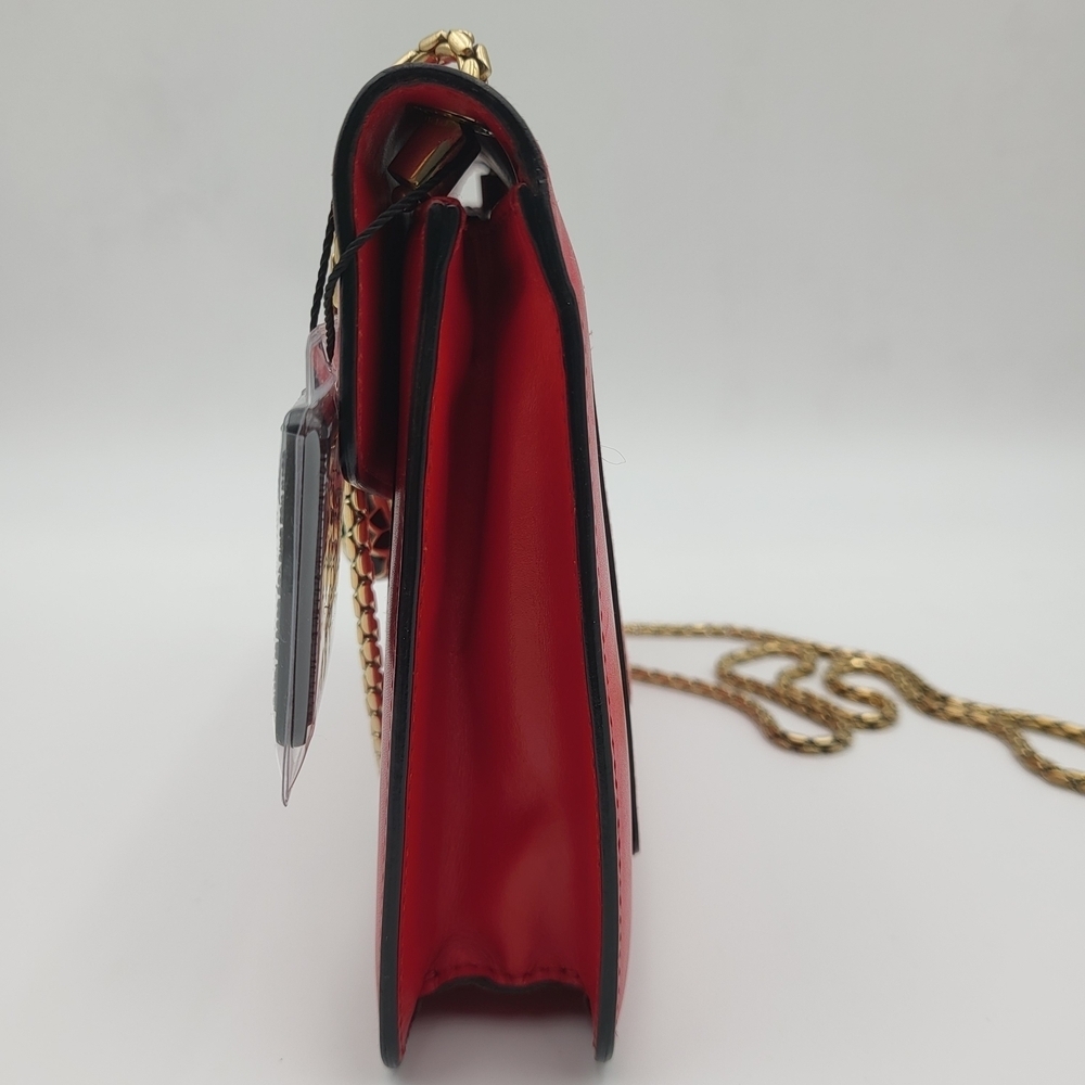 Bvlgari Serpenti Forever Designer Chain Leather Bag..Authentic w/COA... - Picture 4 of 16